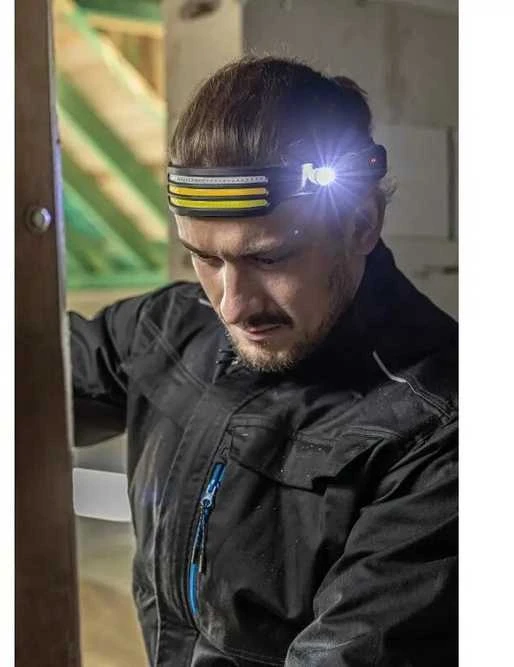 Hogert USB COB SMD priekinis žibintas, 10 funkcijų