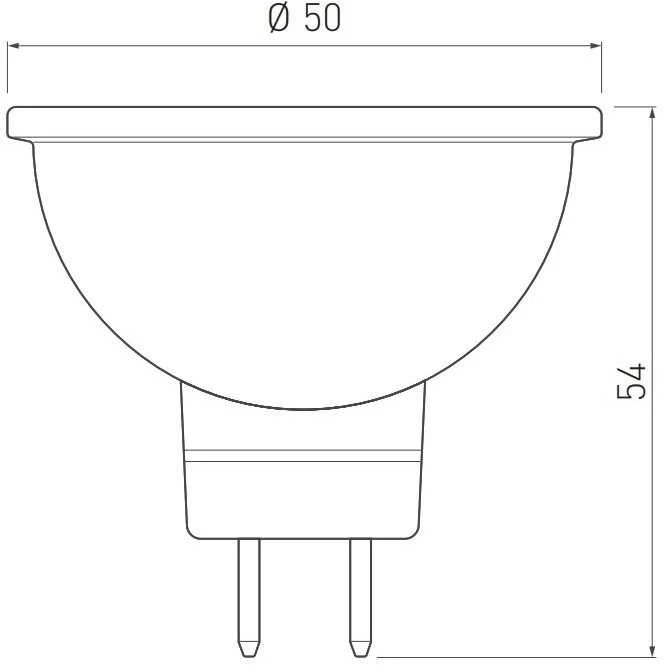 GTV LED ŠVIESOS, SMD 2835, NEUTRALIAI BALTOS spalvos, MR16, 6W, 12V, ŠVIESOS kampas 120*, 420l