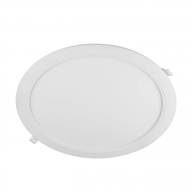 GTV MAXIS Downlight, LED, 24W, 1950lm, CCT, AC220-240V, IP44, Recessed, Round, Baltas