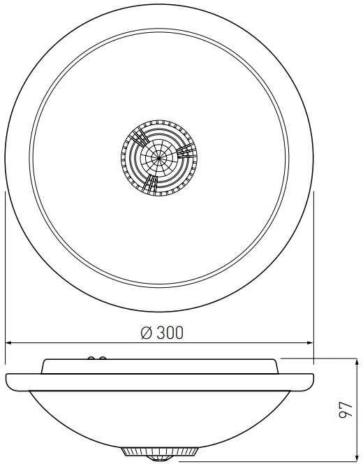 GTV Lubinis šviestuvas VIZELA su jutikliu, maks. 2x40W, E27, AC220-240V, 50/60Hz, spindulių ka