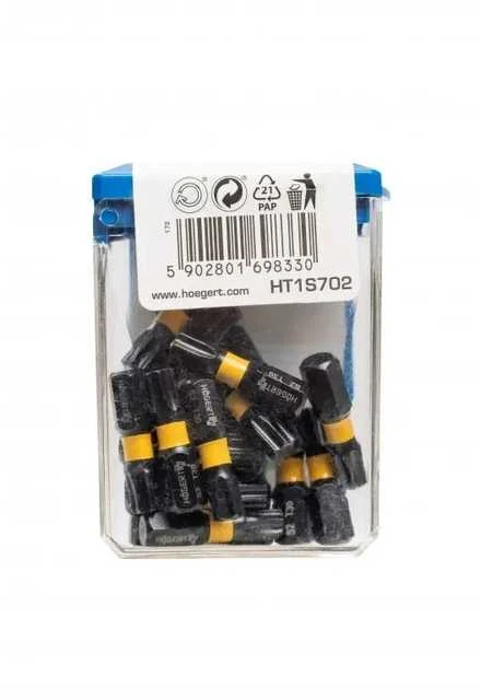 Hogert Impact bits 20 pcs TX 30 25 mm