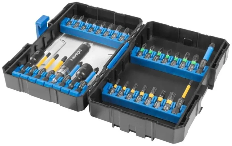 Sukimo antgalių rinkinys Hogert HT1S802; 32 vnt.