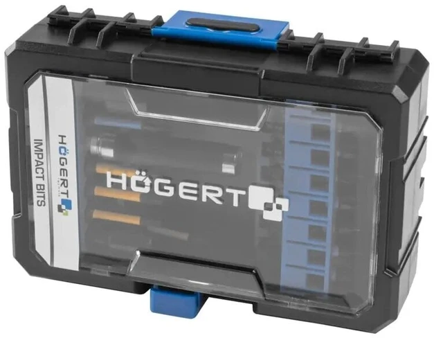 Sukimo antgalių rinkinys Hogert HT1S802; 32 vnt.