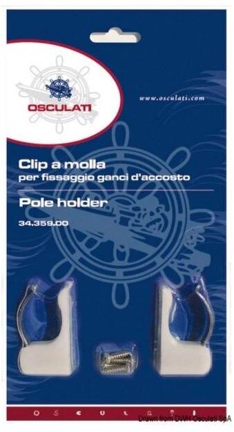 Spyruokliniai spaustukai valties kabliams tvirtinti, 34.359.00, Osculati