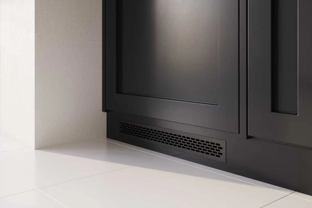 Ventiliacinės grotelės 480 x 60 mm, juodos, KK-W60800-M2, GTV