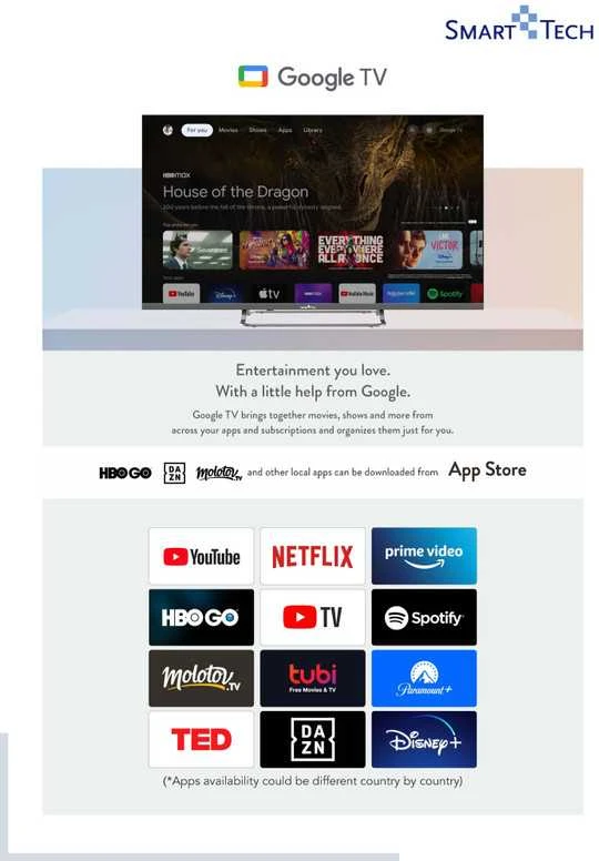 Televizorius FULL HD TV Smart Tech 40FG01V