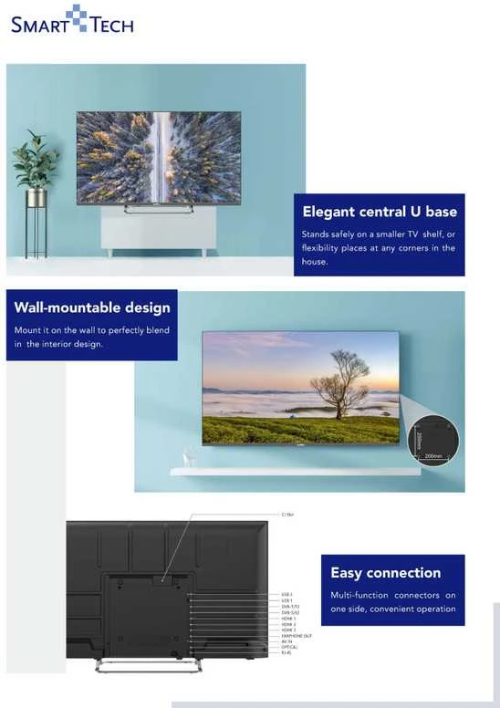 Televizorius FULL HD TV Smart Tech 40FG01V