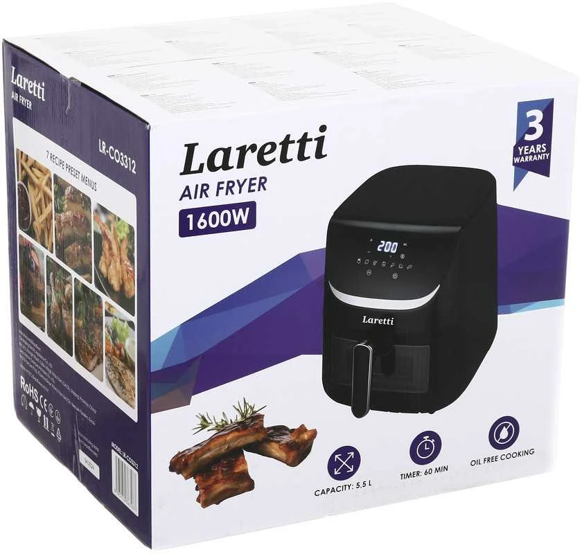 Karšto oro gruzdintuvė Laretti LR-CO3312
