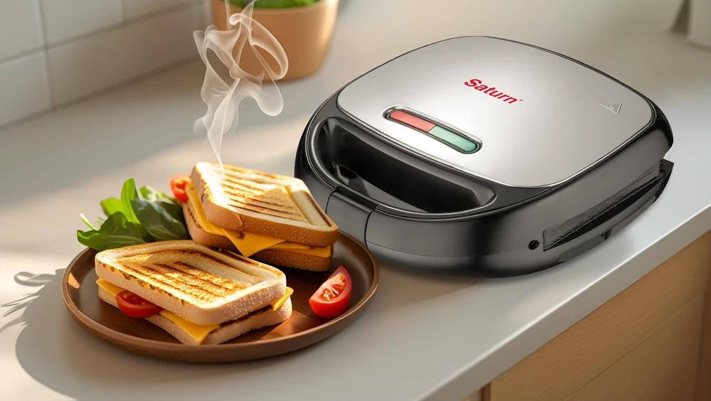 Sumuštinių keptuvas Sumuštinių keptuvė Saturn ST-EC1153