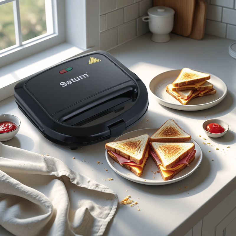 Sumuštinių keptuvas Sumuštinių keptuvė Saturn ST-EC1152