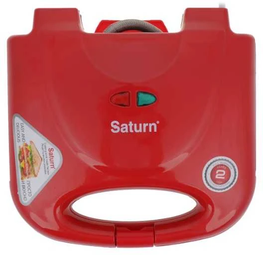 Sumuštinių keptuvas Keptuvas sumuštinių SATURN ST-EC1082 Raudonas