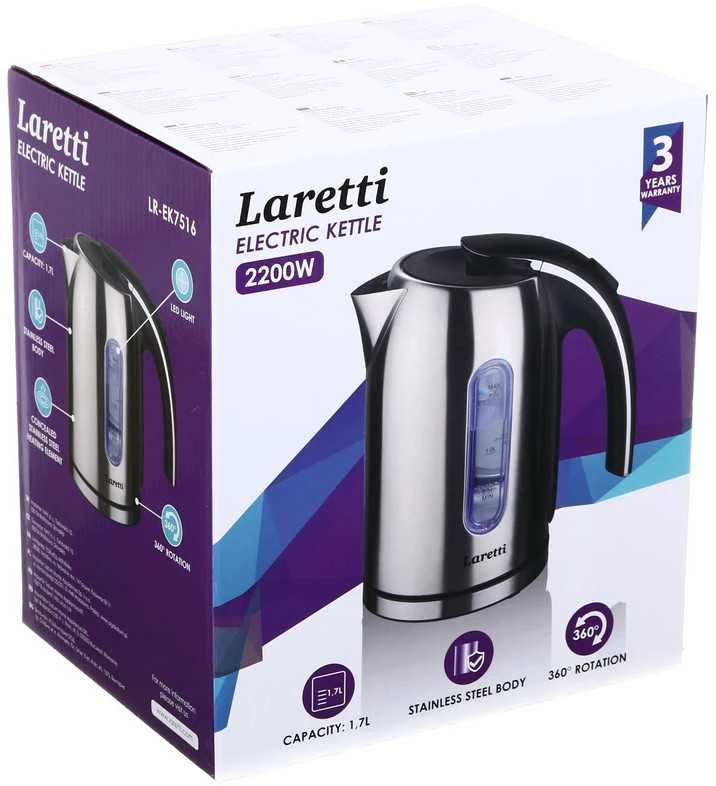 Virdulys Laretti LR-EK7516 1,7L 1850-2200W