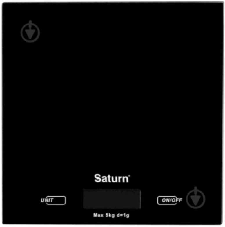 Virtuvinės svarstyklės Saturn ST-KS7810 juodas