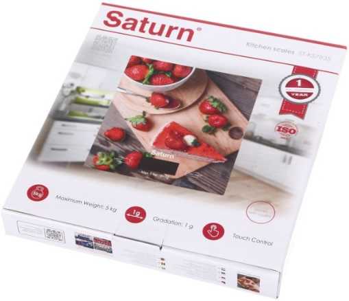 Virtuvinės svarstyklės Saturn ST-KS7835