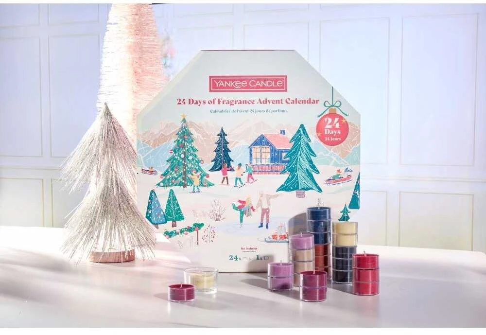„Yankee Candle“ žvakės „Apres Ski“ vainikas, 24 vnt.