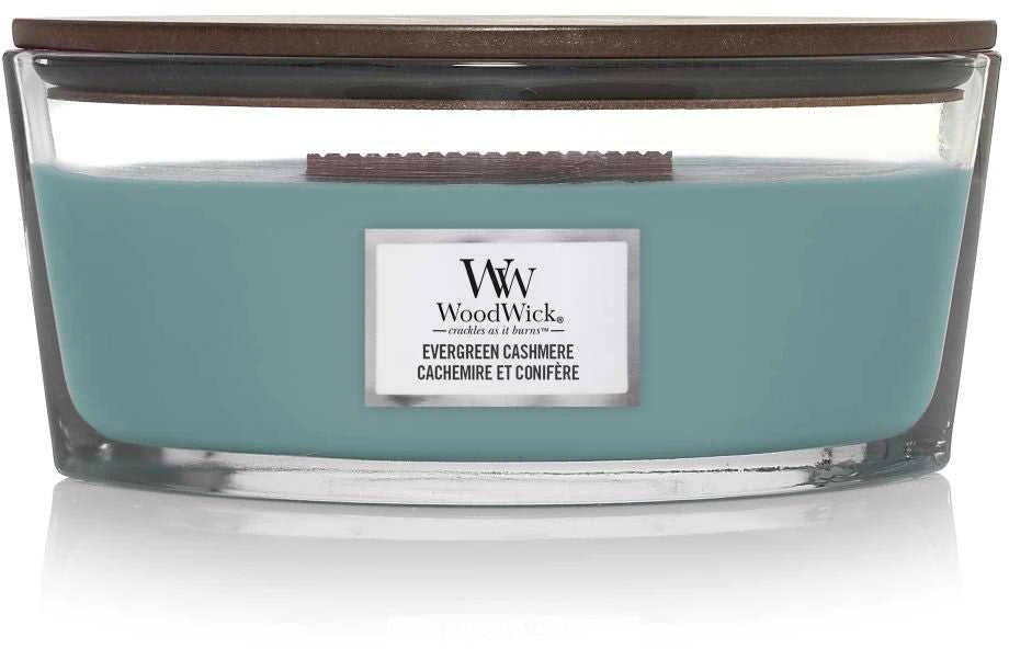WoodWick Aromatinė žvakė (Evergreen Cashmere), 453,6 g