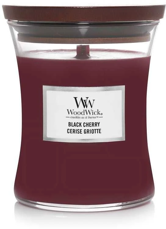 WoodWick Aromatinė žvakė (Black Cherry), 275 g