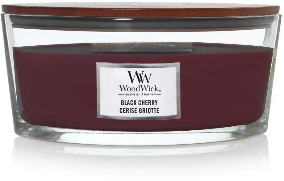 WoodWick Aromatinė žvakė (Black Cherry), 453,6 g