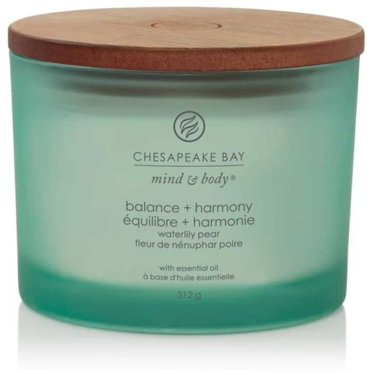 Chesapeake Bay Candle 3 dagčių žvakė – Balance & Harmony (Waterlily Pear)