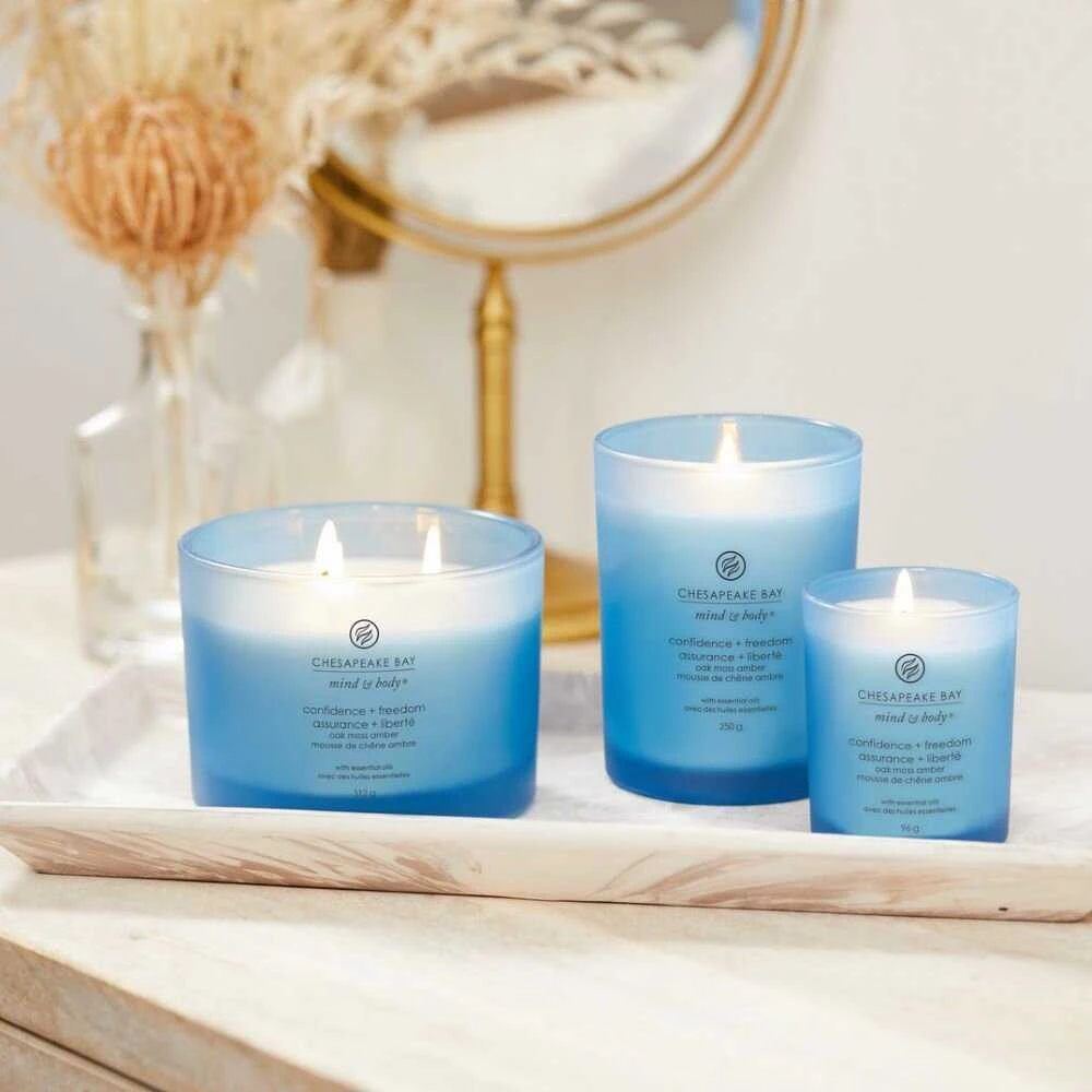 Chesapeake Bay Candle 3 dagčių žvakė – Confidence & Freedom (Oak Moss Amber)