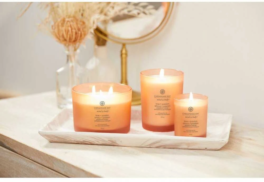 Chesapeake Bay Candle 3 dagčių žvakė – Love & Passion (Grapefruit Mango)
