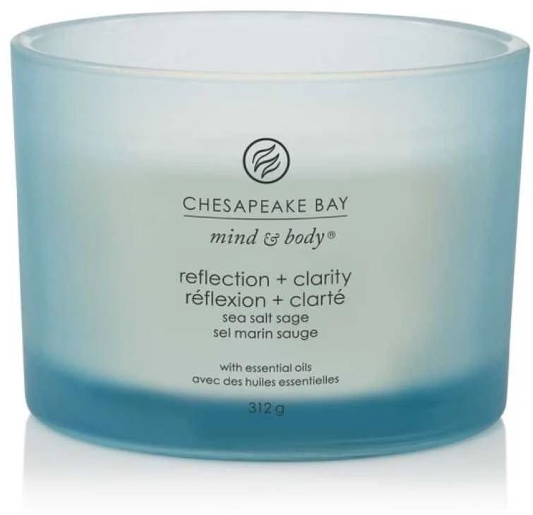 Chesapeake Bay Candle 3 dagčių žvakė – Reflection & Clarity (Sea Salt Sage)