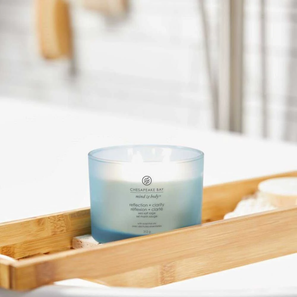 Chesapeake Bay Candle 3 dagčių žvakė – Reflection & Clarity (Sea Salt Sage)