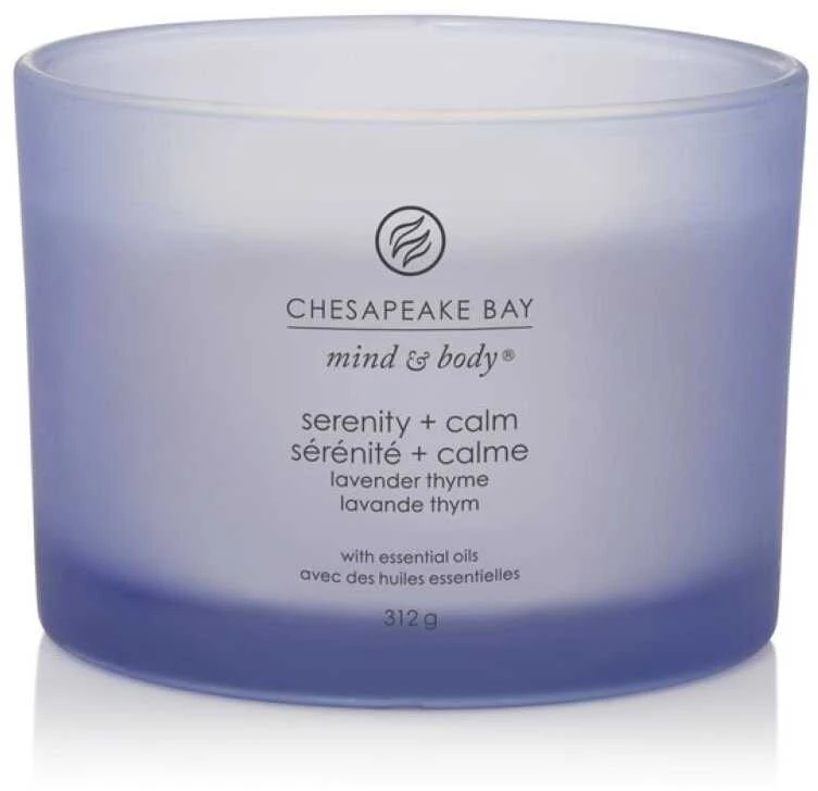 Chesapeake Bay Candle 3 dagčių žvakė – Serenity & Calm (Lavender Thyme)
