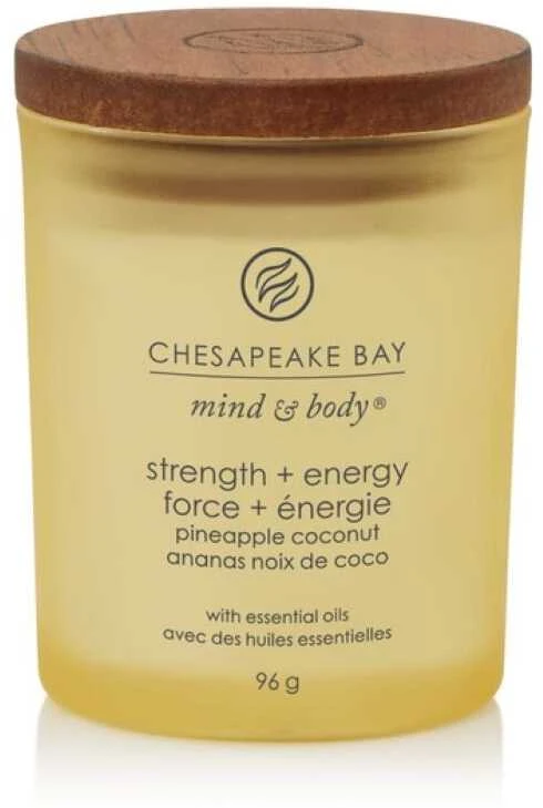 Chesapeake Bay Candle maža žvakė – Strength & Energy (Pineapple Coconut)