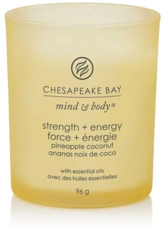 Chesapeake Bay Candle maža žvakė – Strength & Energy (Pineapple Coconut)