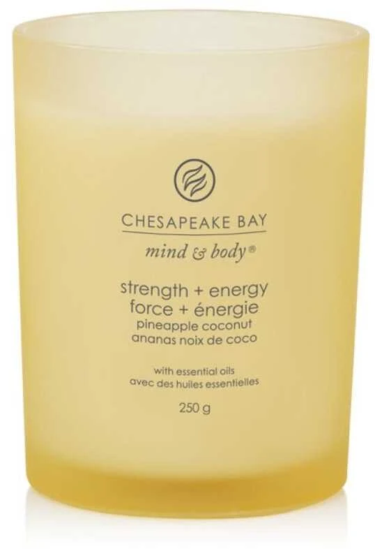 Chesapeake Bay Candle vidutinė žvakė – Strength & Energy (Pineapple Coconut)