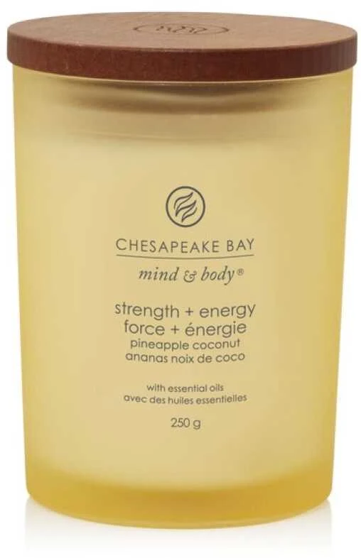 Chesapeake Bay Candle vidutinė žvakė – Strength & Energy (Pineapple Coconut)