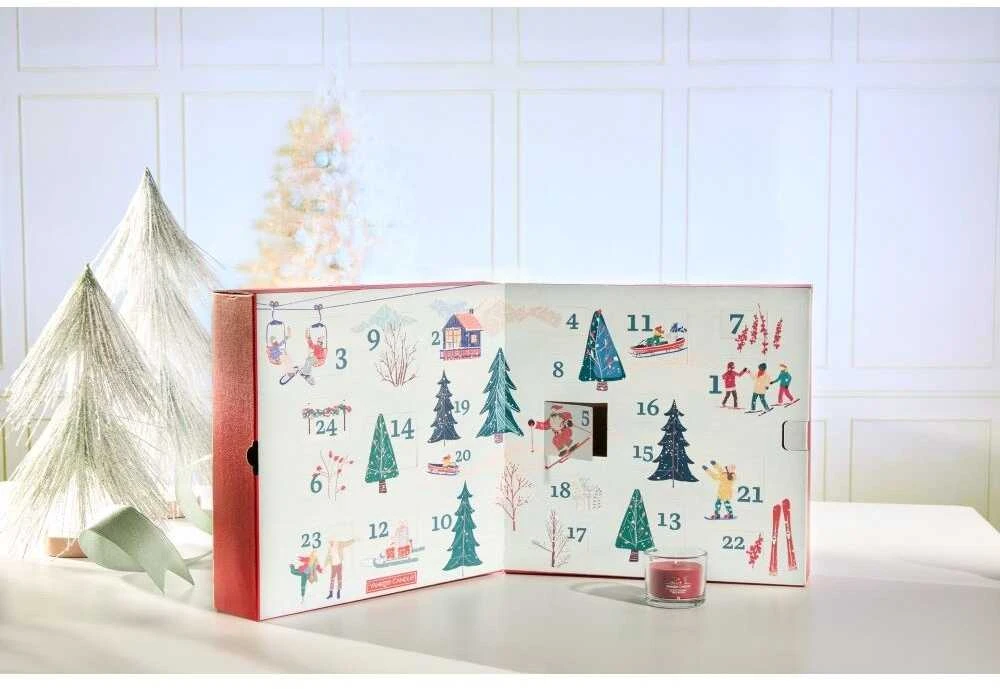„Yankee Candle“ advento kalendorius „Apres Ski“ (knyga)