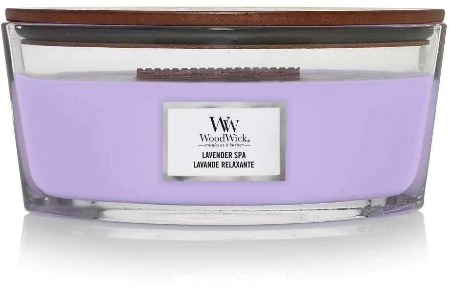WoodWick Aromatinė žvakė (Lavender Spa), 453,6 g