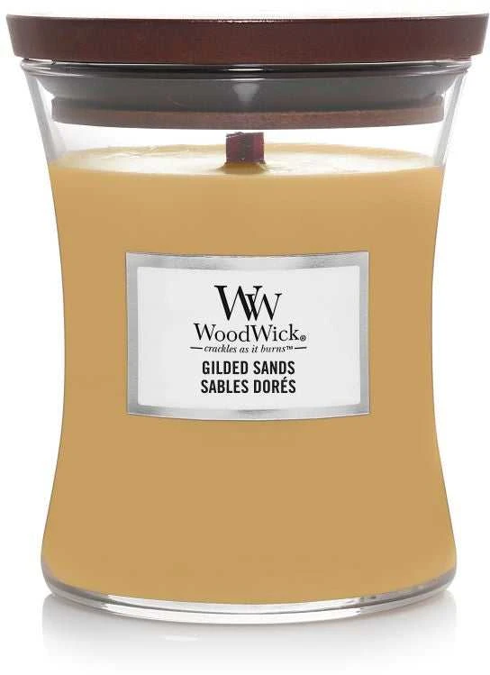 Woodwick Gilded Sands Scented Candle kvapioji žvakė, 275 g