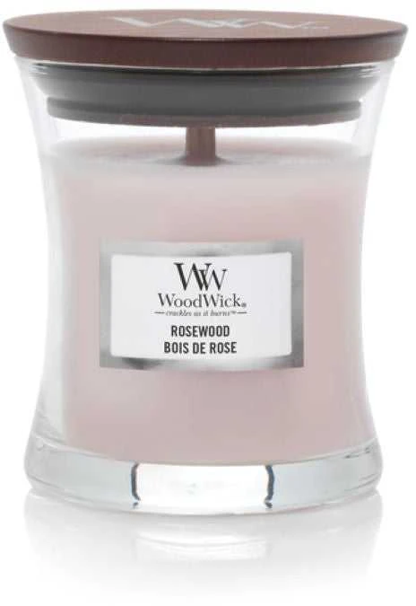 WoodWick Aromatinė žvakė (Rosewood), 85 g