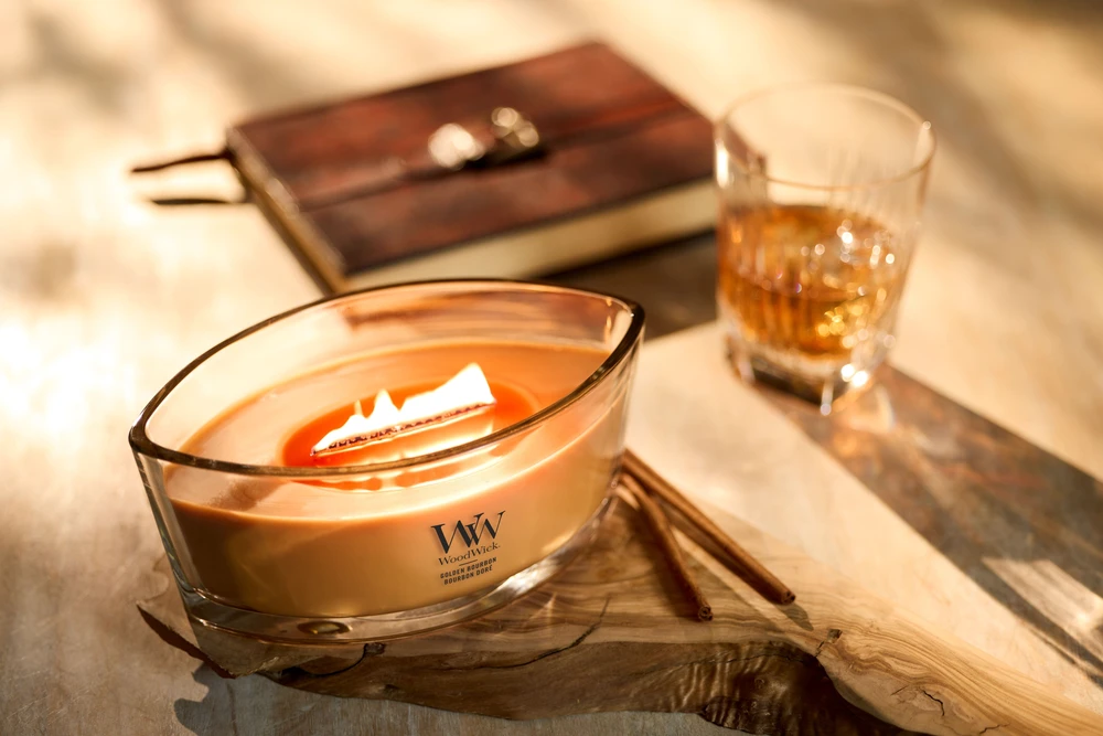 WoodWick Golden Bourbon Elipsa 453,6g