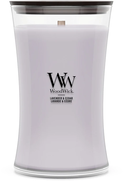 WoodWick Aromatinė žvakė (Lavender & Cedar), 609,5 g
