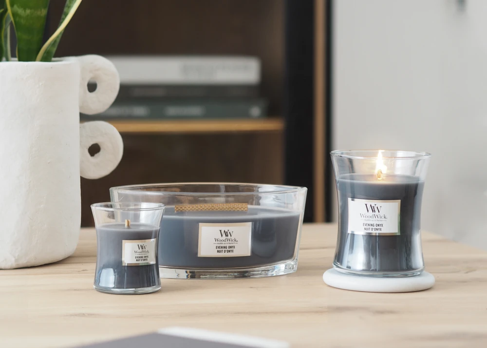 WoodWick Aromatinė žvakė (Evening Onyx), 453,6 g