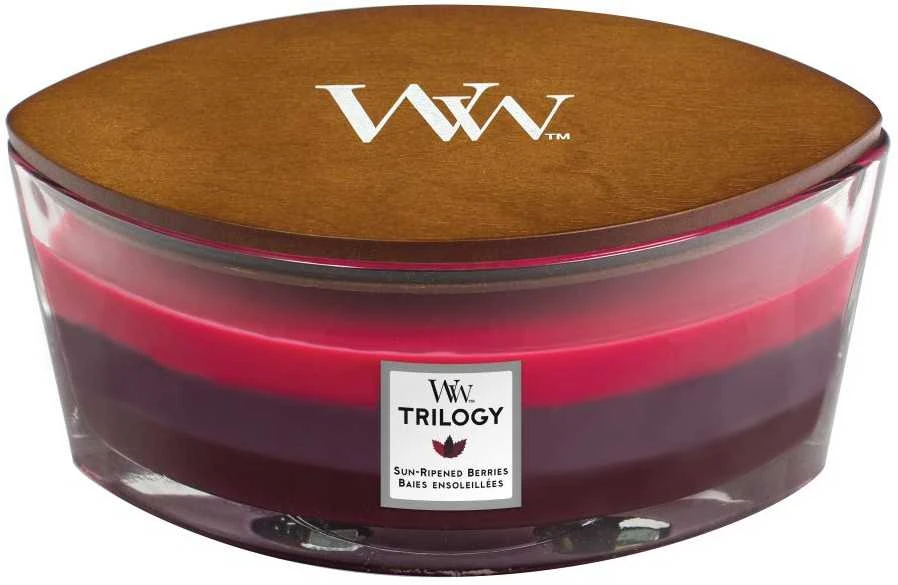 WoodWick Aromatinė žvakė (Sun-Ripened Berries), 453,6 g