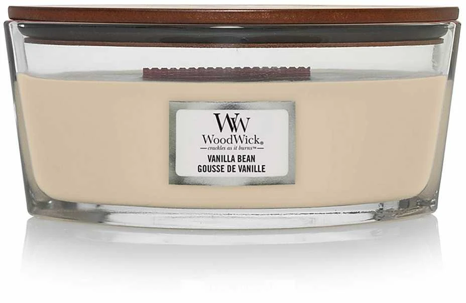 WoodWick Aromatinė žvakė (Vanilla Bean), 453,6 g