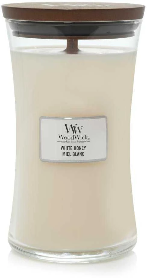 WoodWick Aromatinė žvakė (White Honey), 609,5 g