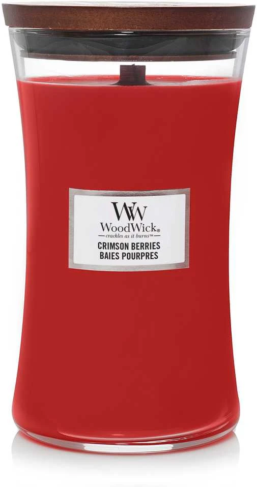 WoodWick Aromatinė žvakė (Crimson Berries), 609,5 g