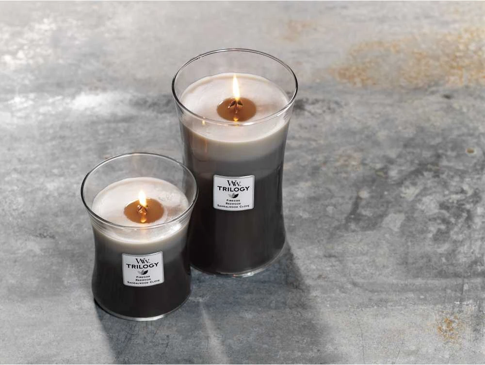 WoodWick Aromatinė žvakė (Warm Woods), 609,5 g