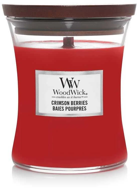 WoodWick Aromatinė žvakė (Crimson Berries), 275 g