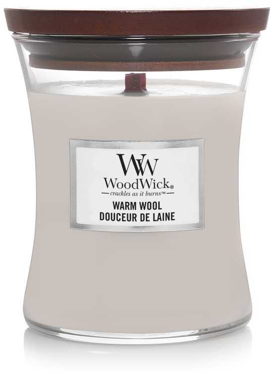 WoodWick Aromatinė žvakė (Warm Wool), 275 g