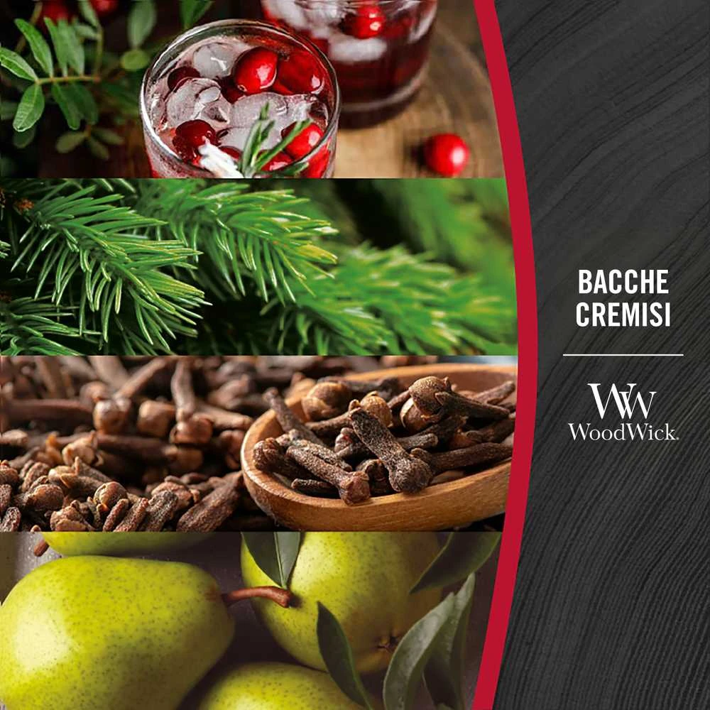 WoodWick Aromatinė žvakė (Crimson Berries), 85 g