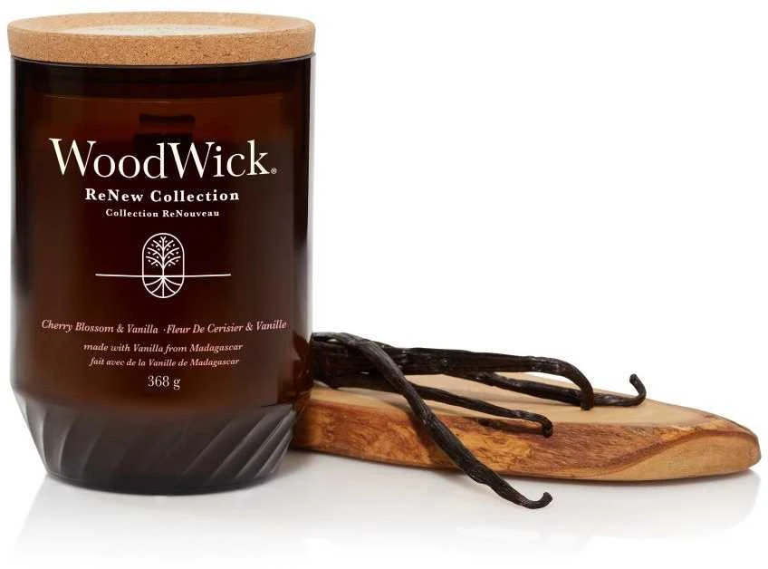 Woodwick Aromatinė žvakė (Cherry Blossom & Vanilla), 368g