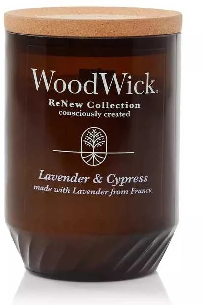 Woodwick Aromatinė žvakė (Lavender & Cypress), 368 g