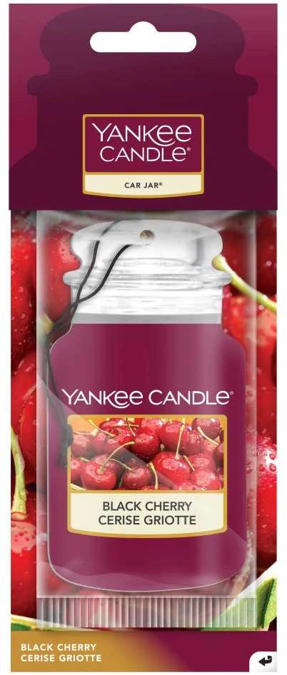 Yankee Candle Juodas vyšnių kvapo automobilio indelis